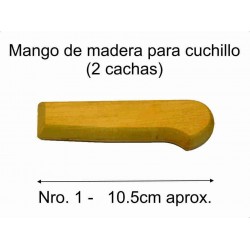 MANGO MADERA PARA CUCHILLO Nro 1  (10,5 cm)