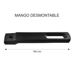 MANGO DESMONTABLE 166mm.