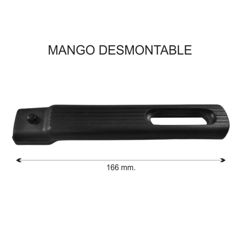 MANGO DESMONTABLE 166mm.